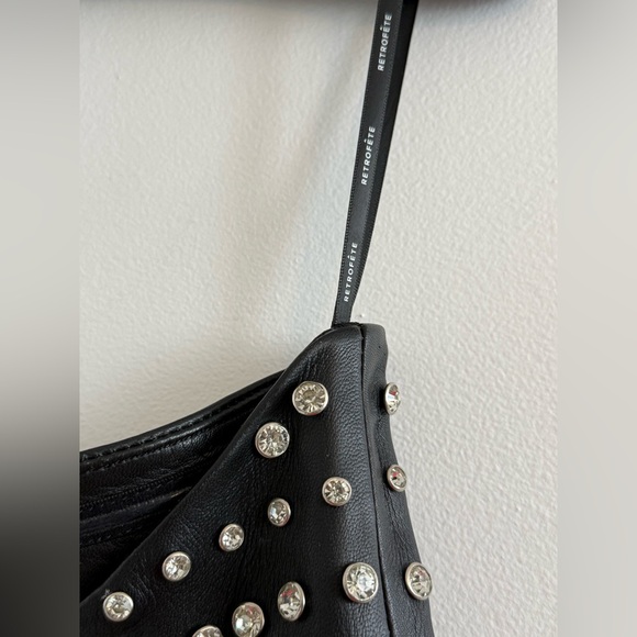 Retrofete RHYA Embellished Leather Dress $1998 Size Small S - Picture 13 of 16